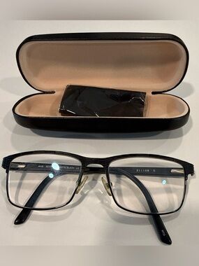 Helium 4416 Matte Black 53.17.140 Men’s Eyeglasses Full Rim Spring Loaded Frames
